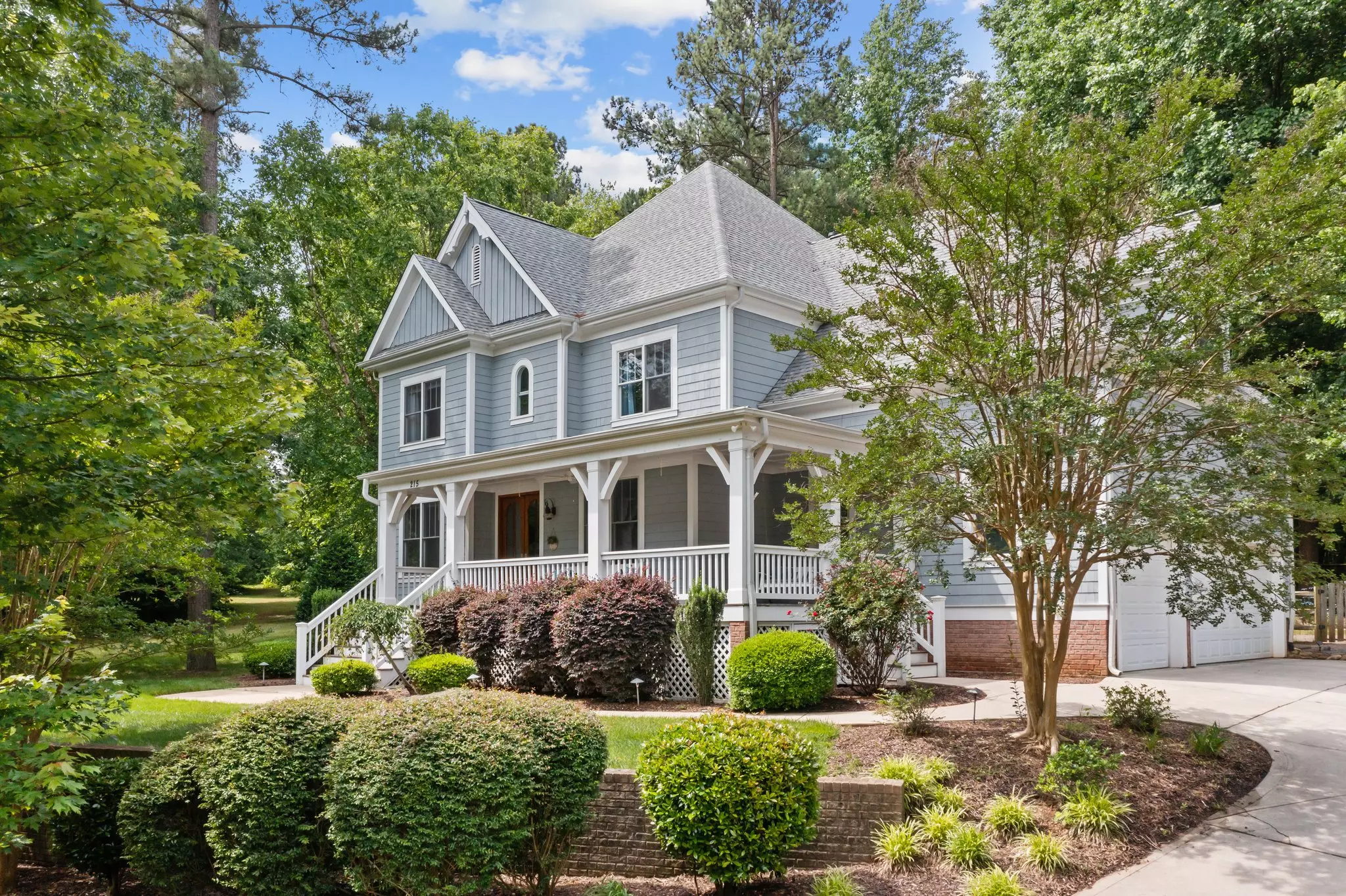 Exterior of a property with unique architectural features