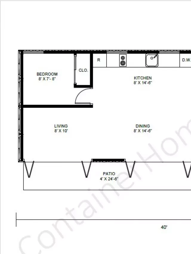   2 40-foot Shipping Container Home Floor Plans: Discover the Perfect Layouts for Your Dream Home