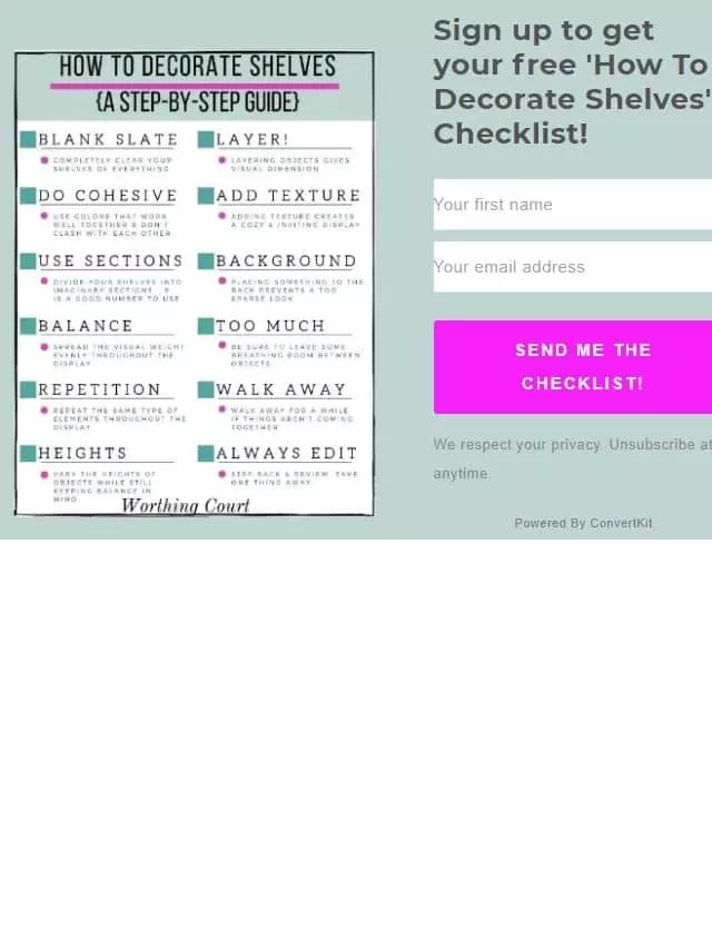   12 Tips and Secrets for Decorating Shelves: A Step-by-Step Guide