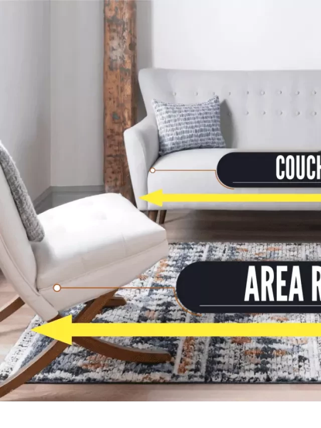   Should Area Rug Be Wider Than Couch?