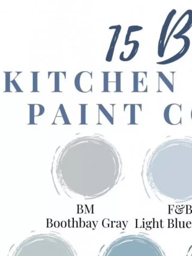   15 Blue Kitchen Islands: Discover Their Enchanting Paint Colors