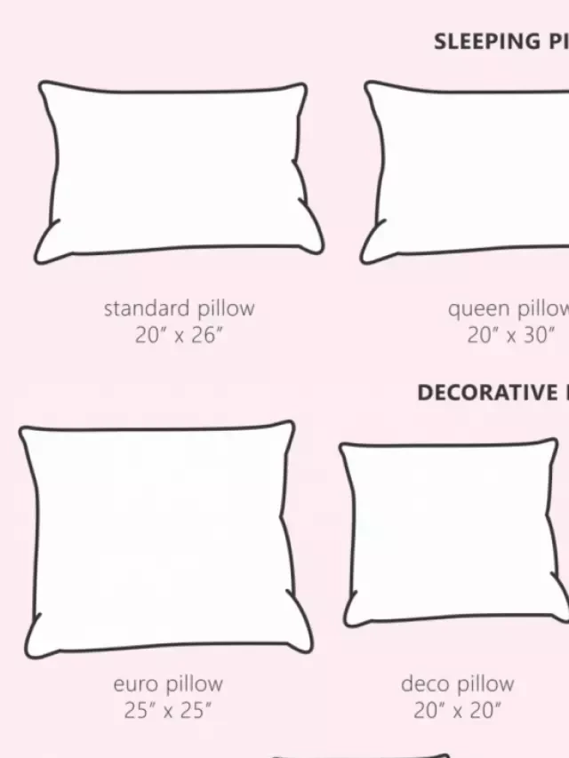   What Size Pillow Do You Need for a Good Night’s Sleep?