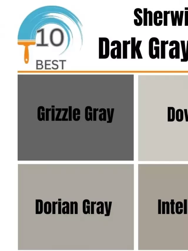   10 Best Sherwin Williams Dark Gray Paint Colors for 2023: A Comprehensive Guide