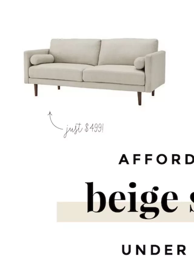   28 Modern Beige Sofas for the Living Room