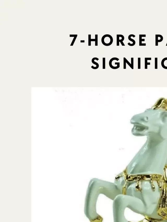   Enhance Your Space with the Symbolic Power of the 7-Horse Painting