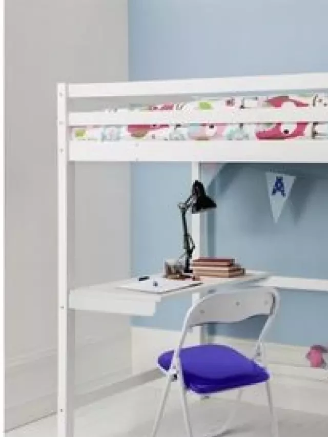   8 High Sleeper Beds with Desk: Space-Saving Solutions for Kids