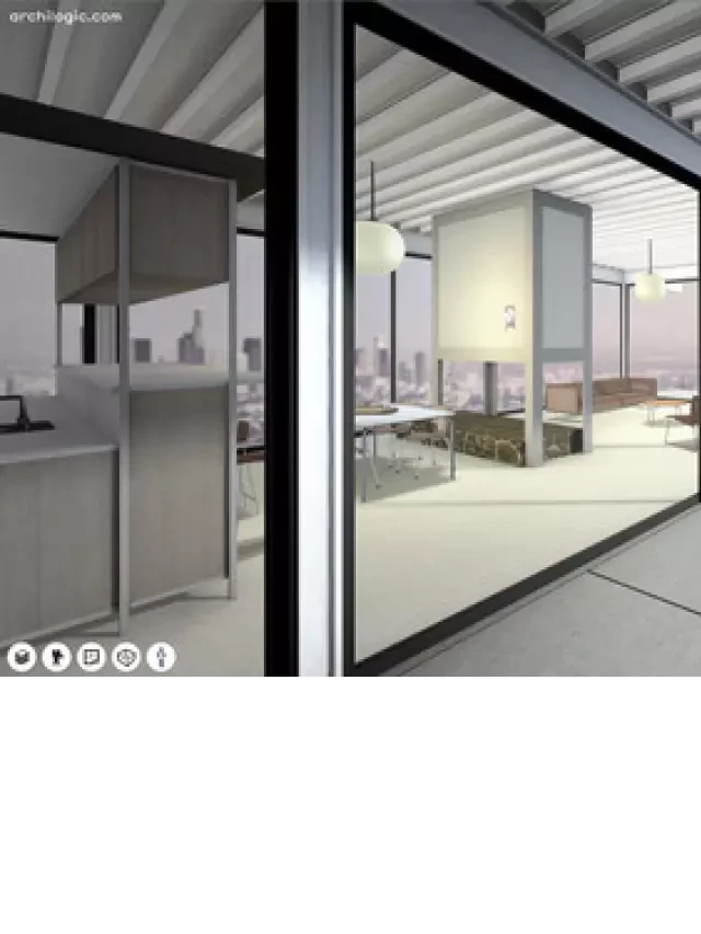   A Virtual Look Into Pierre Koenig's Case Study House #22, The Stahl House