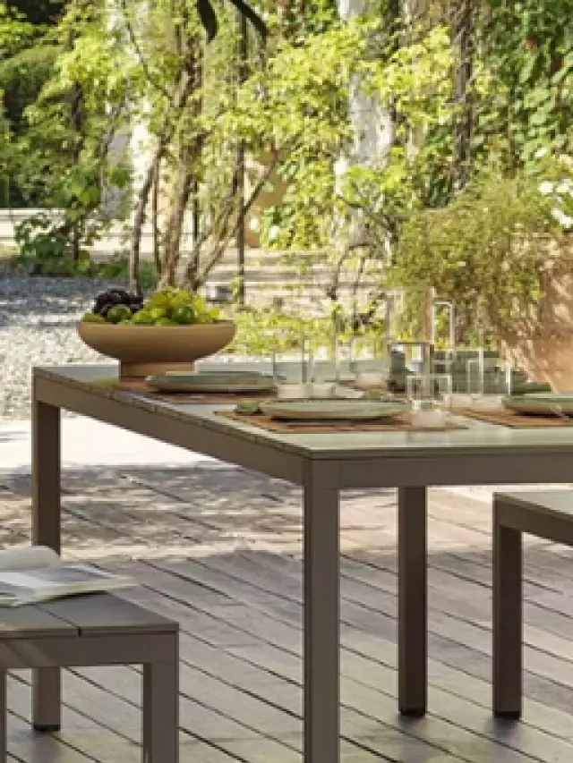   Aluminium Garden Furniture: The Perfect Blend of Durability and Style