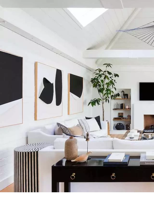   Before &amp; After: Creating a Stylish Black and White Home Interior Design