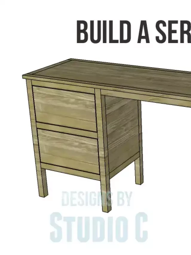   Build a Beautiful Sereno Desk with Ample Storage