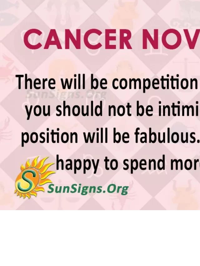   Cancer November 2022 Monthly Horoscope: A Month of Happiness and Success!