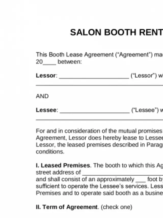   Commercial Lease Agreement Templates (12)