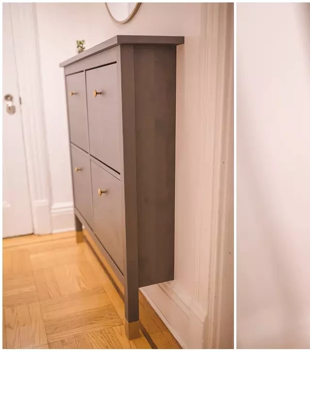   How to Maximize Space with Ikea Hemnes Shoe Cabinet Hack