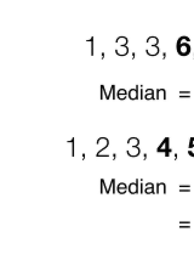   Median: A Better Measure of Center in Statistics