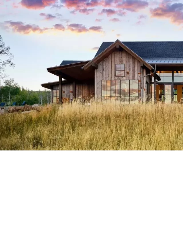   Rustic meets modern in this captivating Colorado mountain home