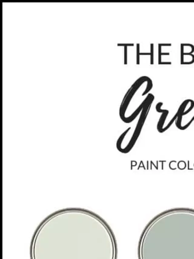   The 8 Best Benjamin Moore Green Paint Colours: Transform Your Space with Gorgeous Greens!