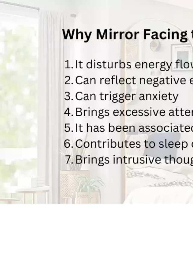   Why Having a Mirror Facing Your Bed Can be Problematic