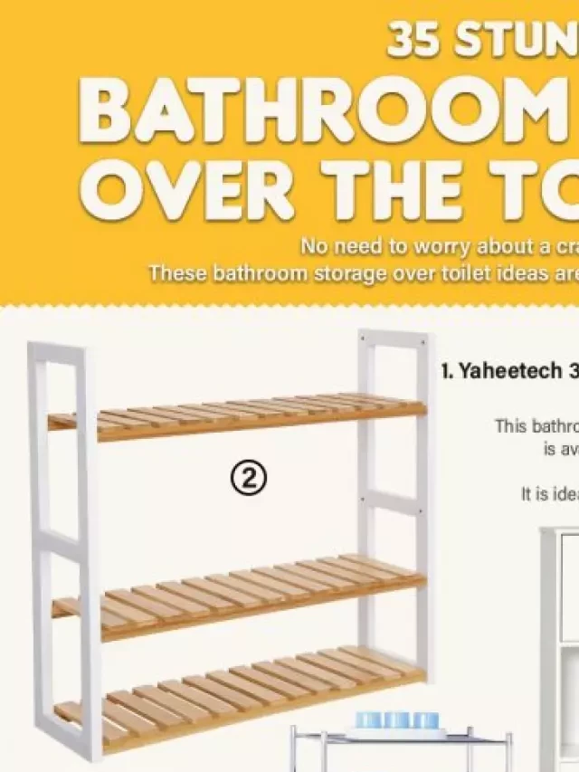   35 Stunning Bathroom Storage Over Toilet Ideas