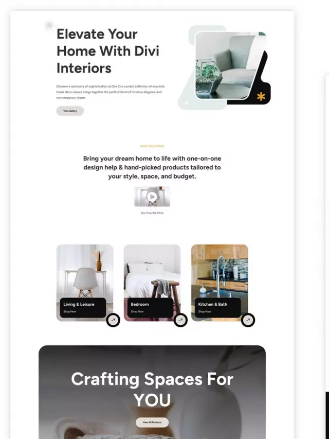   Get a Free Home Decor Layout Pack for Divi