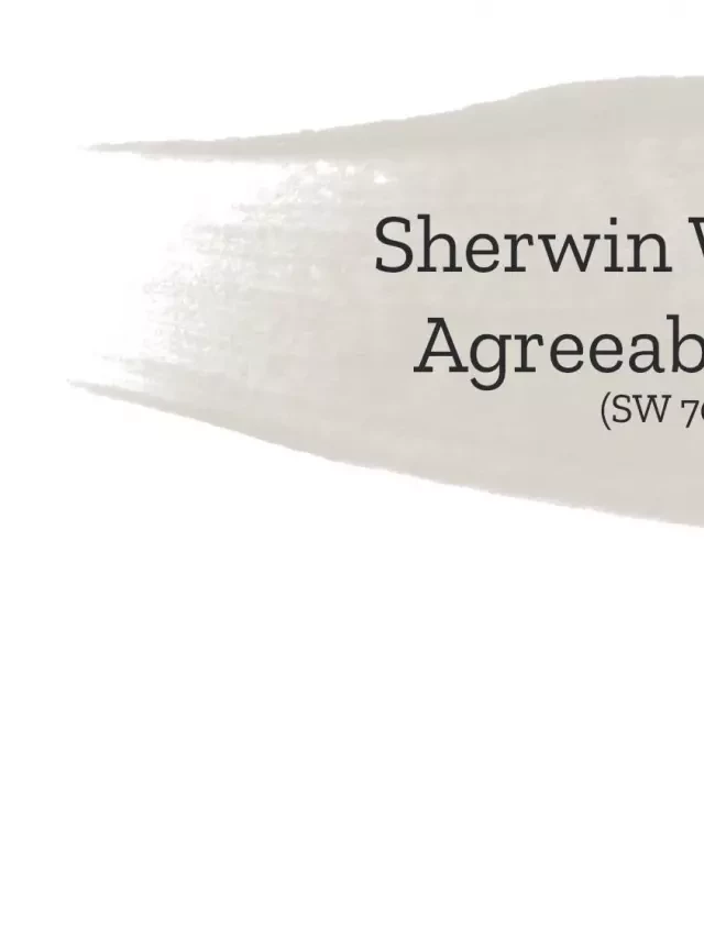   Sherwin Williams Agreeable Gray: A Versatile and Warm Paint Color