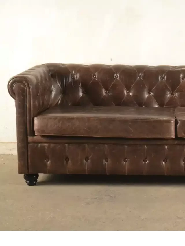   Vintage Sofa: The Perfect Blend of Old-World Charm and Modern Comfort
